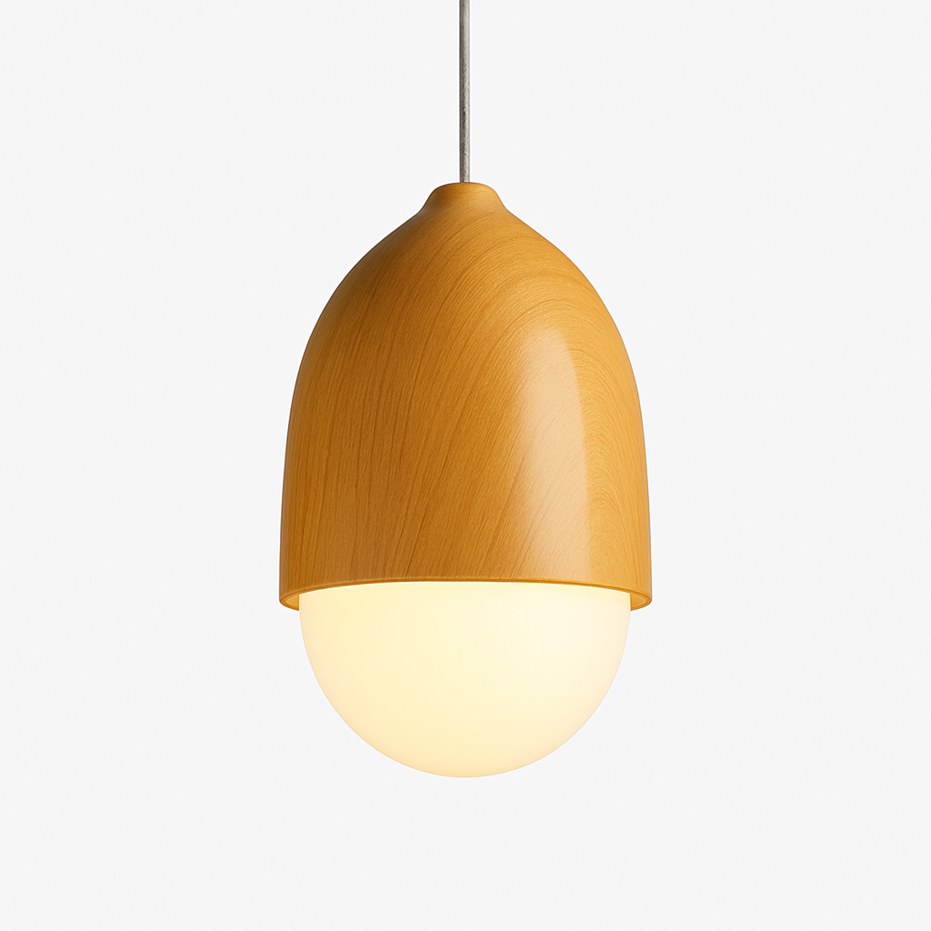 Krismont | Modern Sculptural Oval Silhouette Industrial Pendant Light