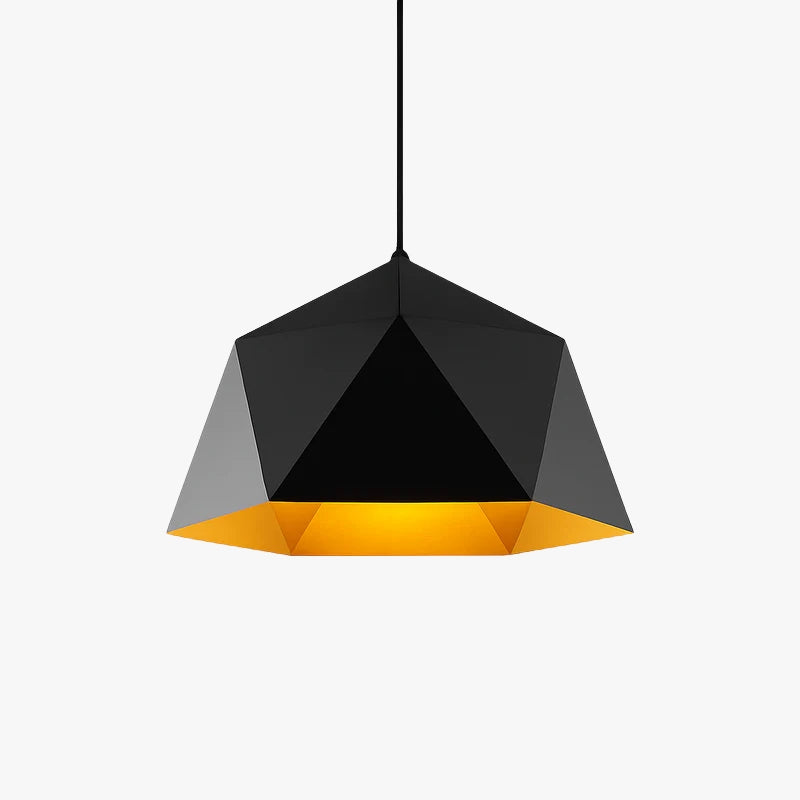 Verovei | Modern Geometric Diamond Cage Metal Pendant Light