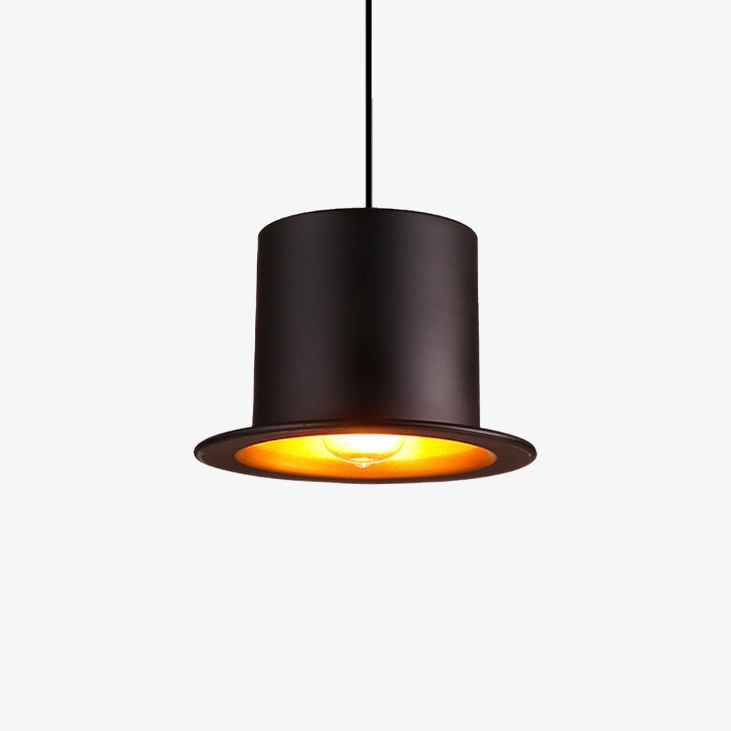 Threllis | Sculptural Hat Shaped Pendant Light with Wide Brim