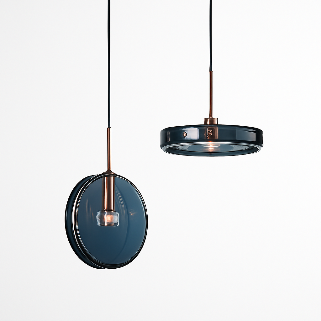 Quenoriz | Nordic Spherical Painted Glass Pendant Light