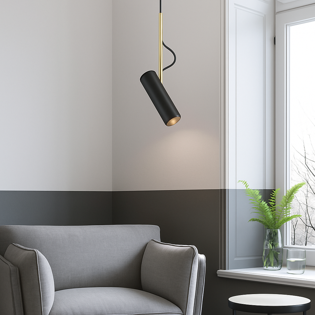 Vyrelon | Minimalist Rod Design Adjustable Pendant Spotlight