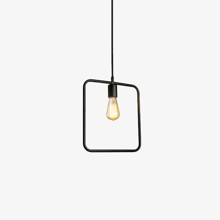 Kenjovik | Geometric Wireframe Silhouette Steel Pendant Light