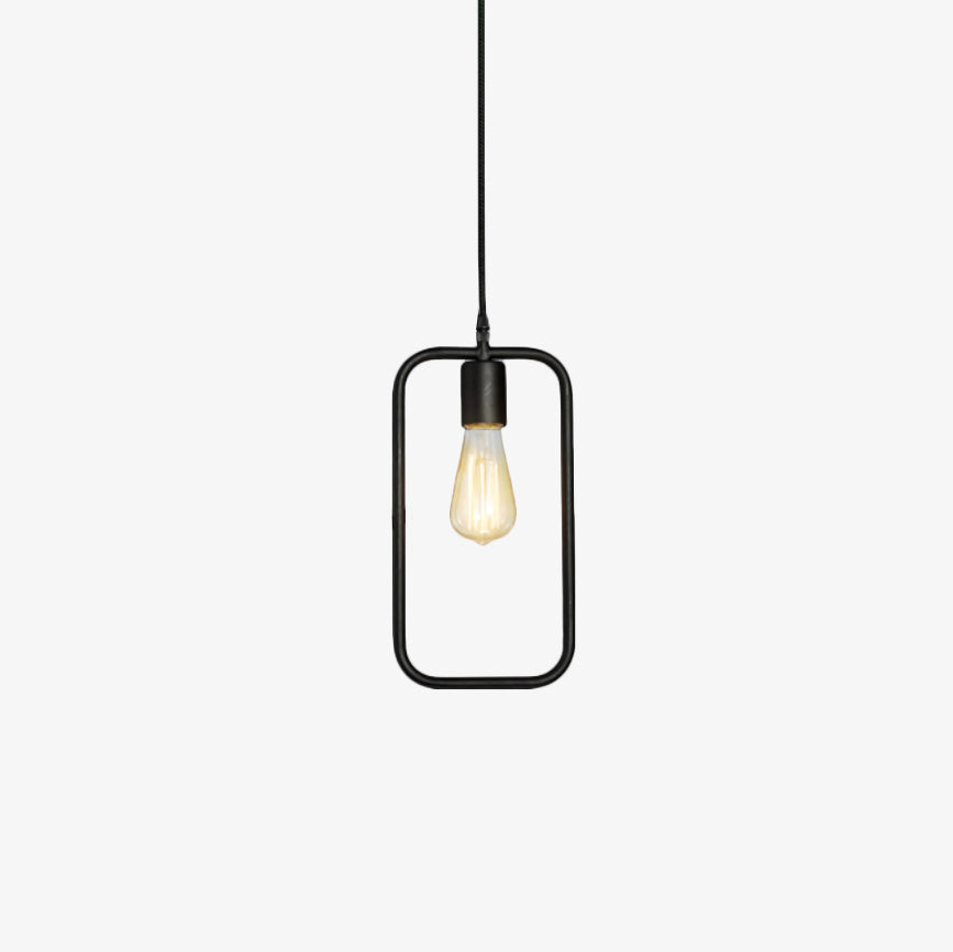 Kenjovik | Geometric Wireframe Silhouette Steel Pendant Light