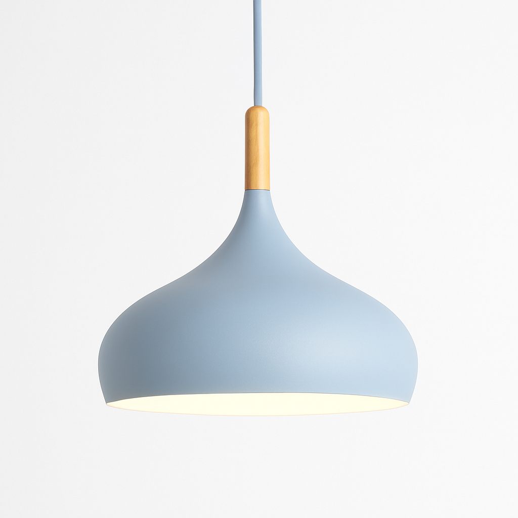 Velrion | Nordic Metal and Wood LED Pendant Ceiling Light
