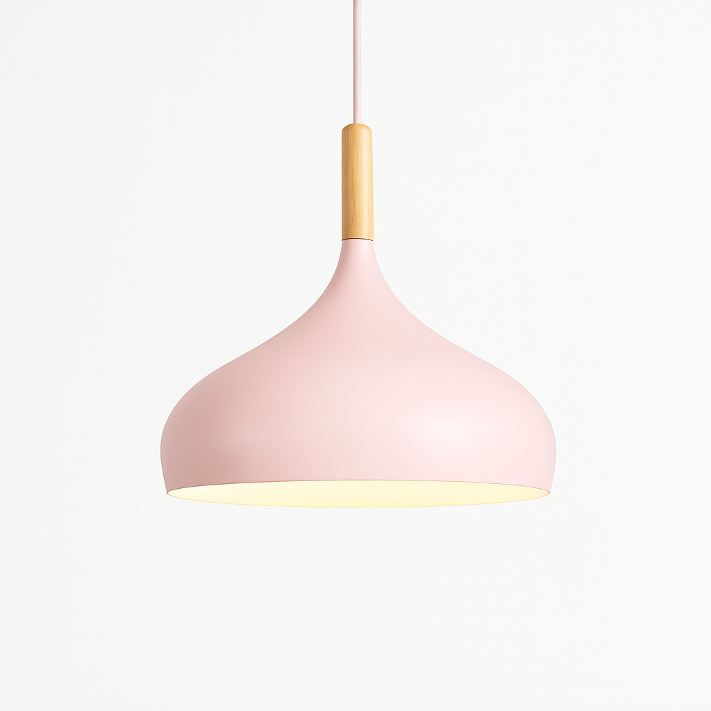 Velrion | Nordic Metal and Wood LED Pendant Ceiling Light