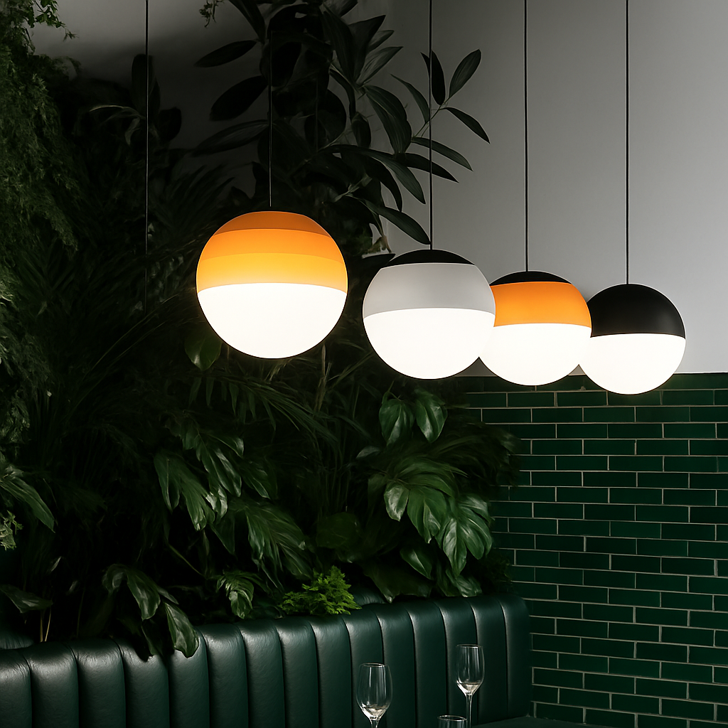 Vantoluxe | Artistic Orbed Gradient Glass Pendant Light