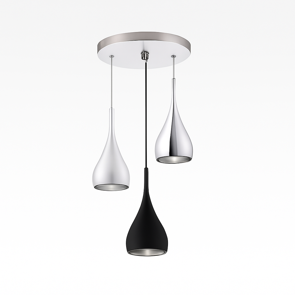 Quorven | Modern Sculpted Hand Shape Pendant Ceiling Light