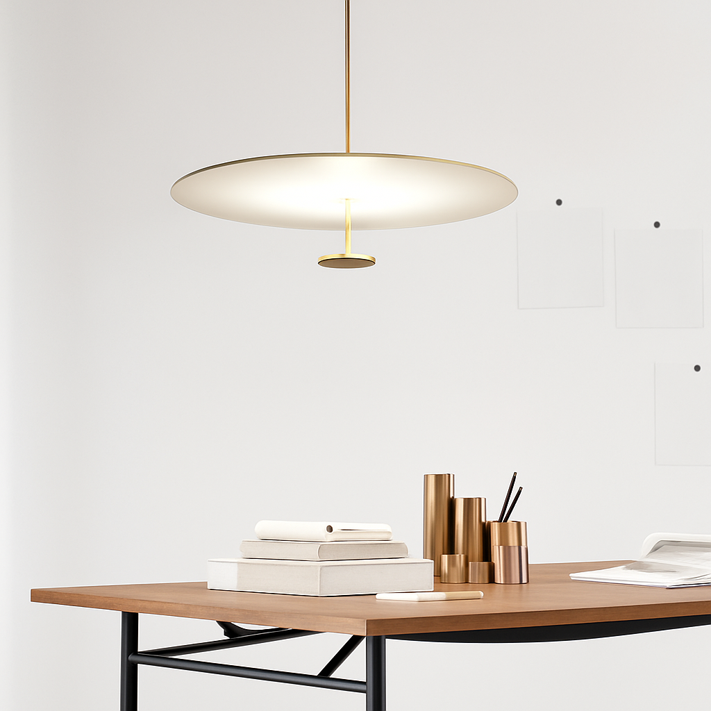 Jondariz | Circular Ultrathin Minimalist Pendant Light