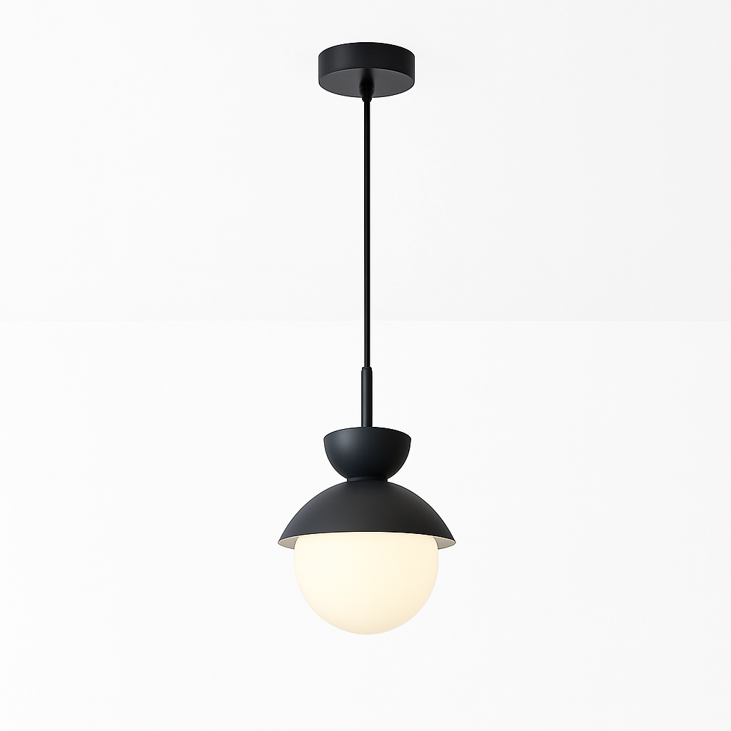 Velsatori | Nordic Circular Frosted Globe Pendant Light