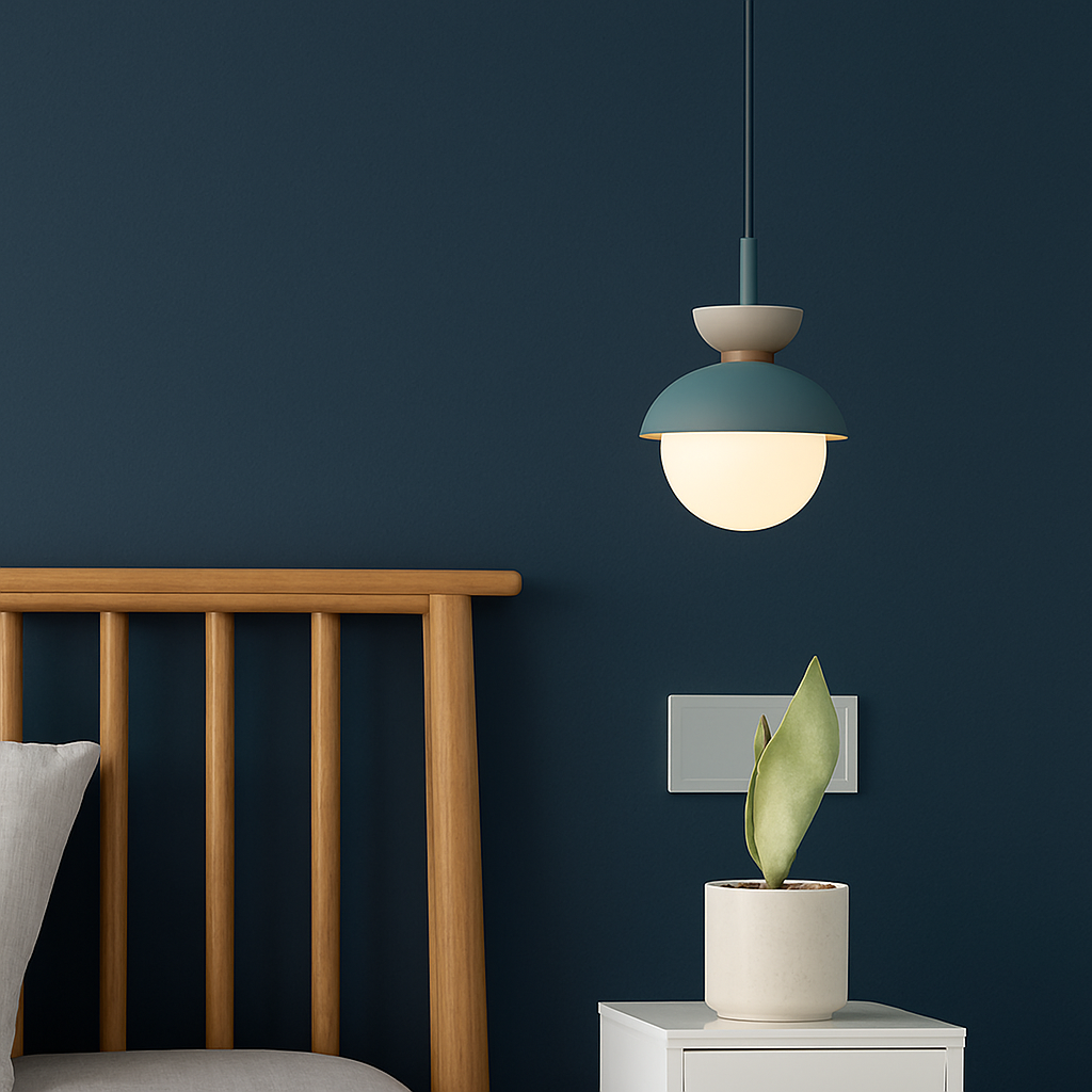 Velsatori | Nordic Circular Frosted Globe Pendant Light