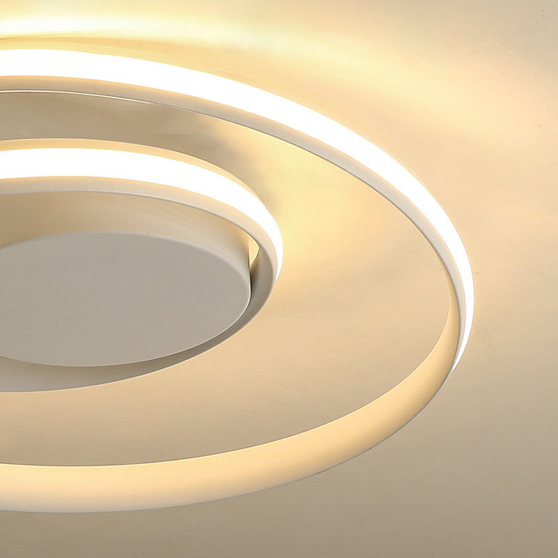 Spira | Sleek Minimalist Spiral Ring Flush Mount Ceiling Light