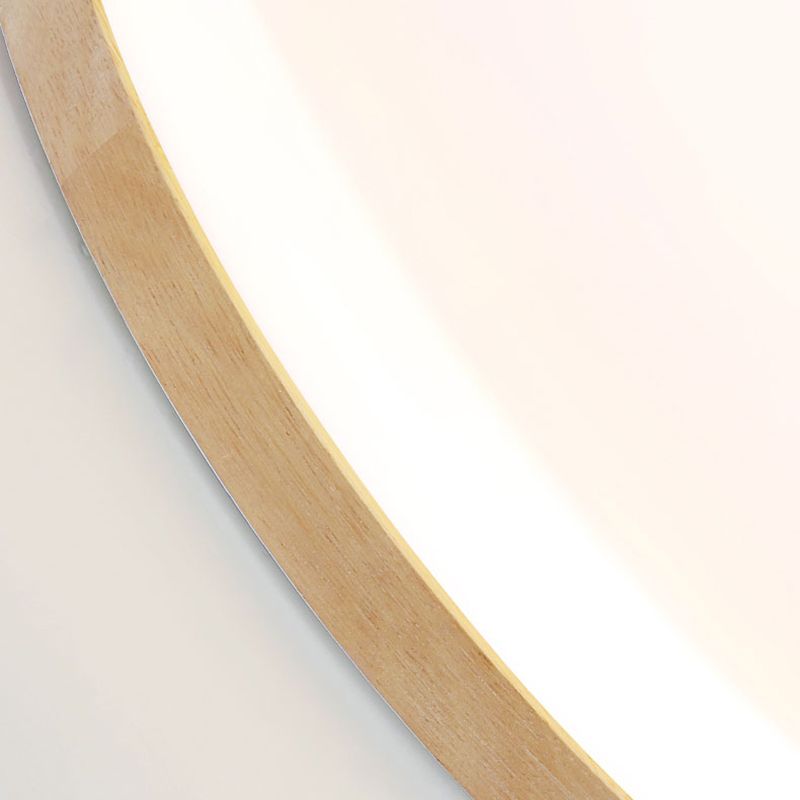 Aevum | Oval Scandinavian Oak Flush Mount Ceiling Light