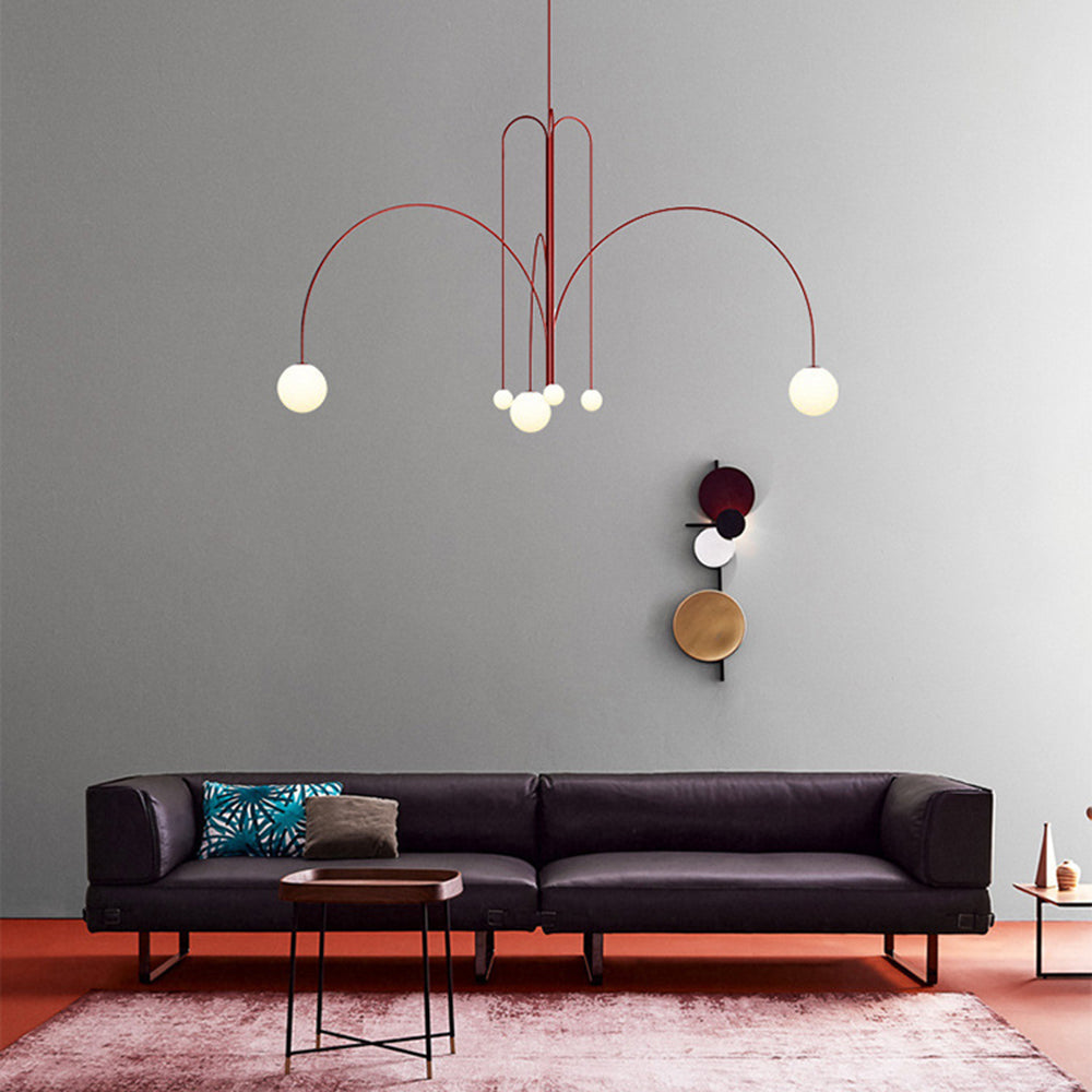 Elvandar | Minimalist Multi Sphere Globe Cluster Pendant Light