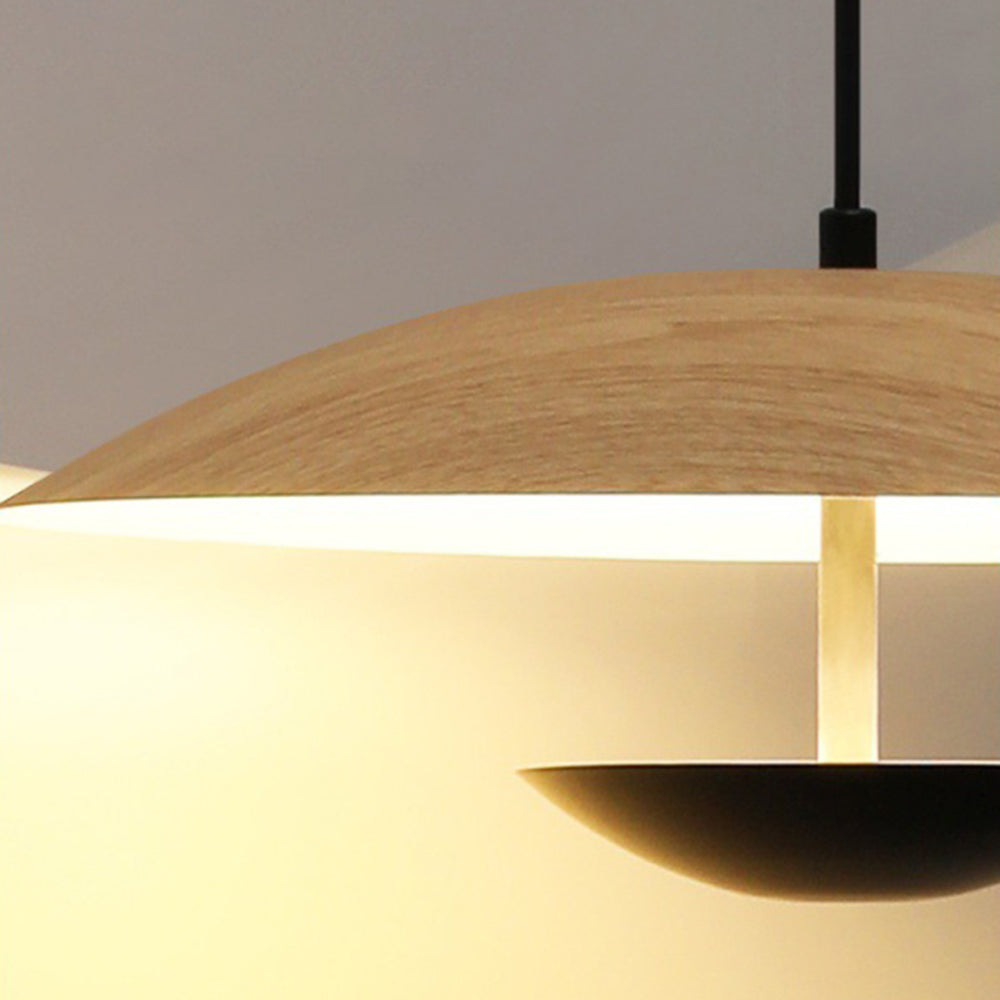Thaluo | Minimalist Nordic Frisbee Silhouette LED Pendant Light