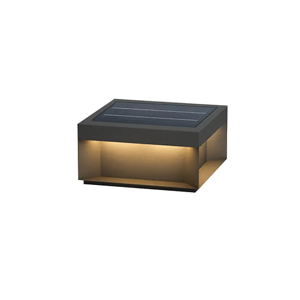 Vylno | Minimalist Geometric Column Solar Powered Outdoor Light