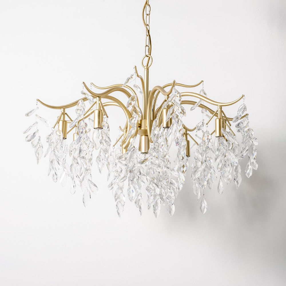 Elaral | Luxury Wisteria Flower Cascading Crystal Chandelier