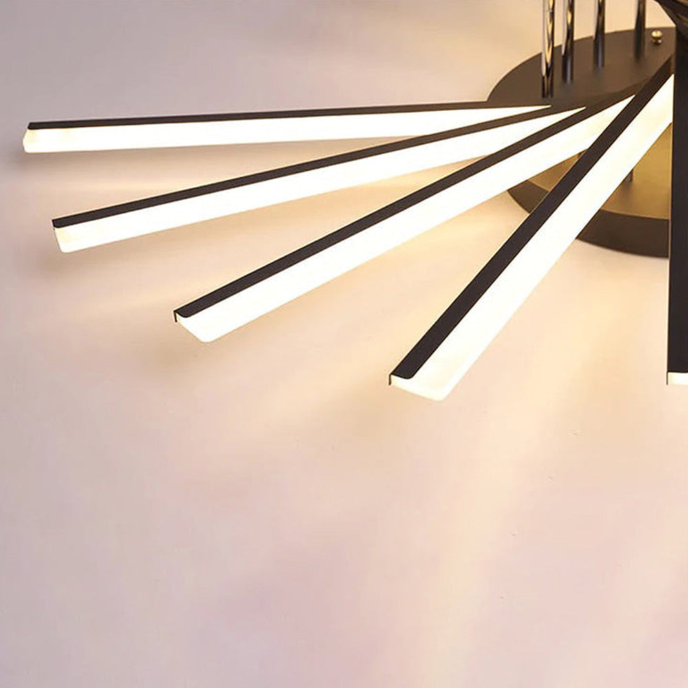 Astra | Modern Nordic Starburst Metal Ceiling Light