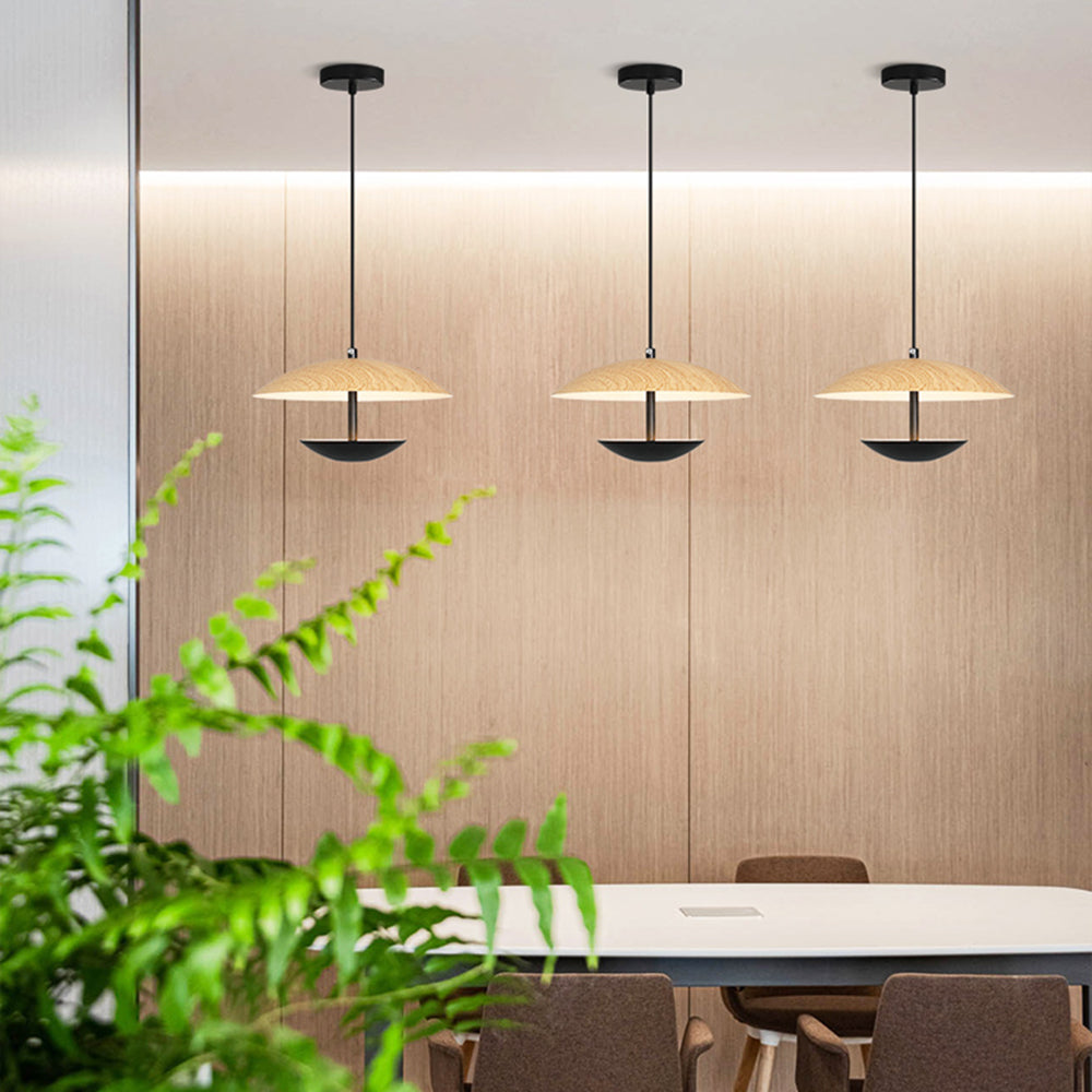 Thaluo | Minimalist Nordic Frisbee Silhouette LED Pendant Light