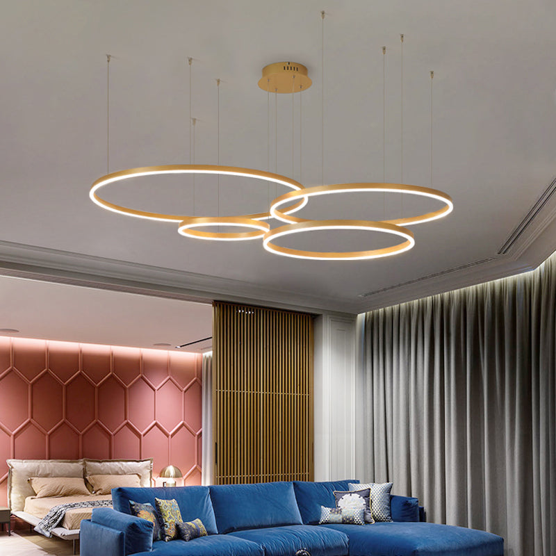 Zora | Modern Multi Ring Pendant Light