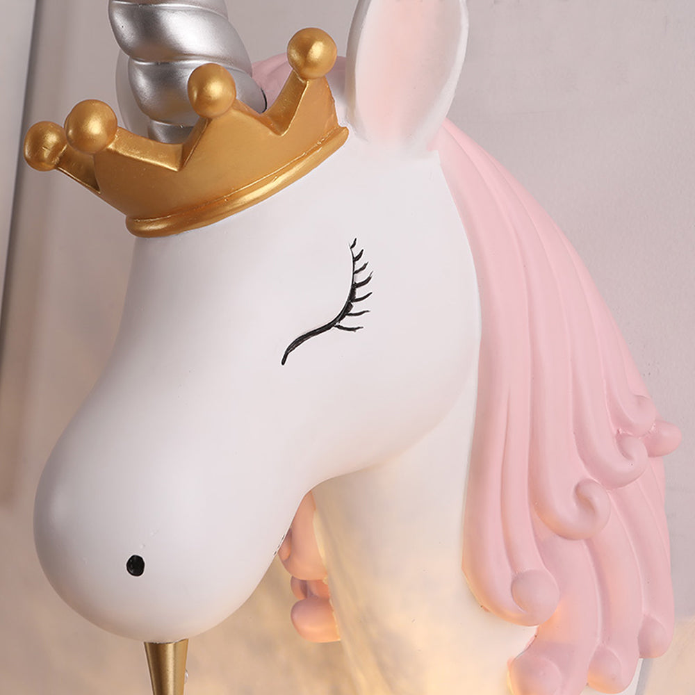 Whimthos | Whimsical Unicorn Silhouette Nursery Wall Light