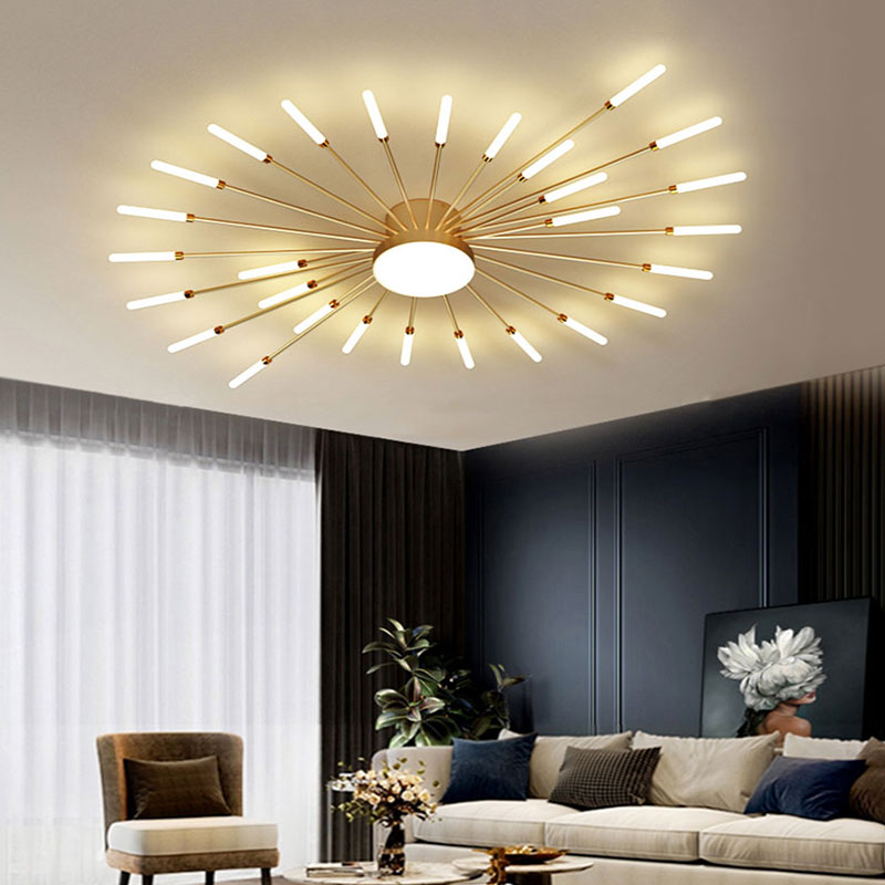 Astra | Artistic Fireworks Design Flush Mount Ceiling Light