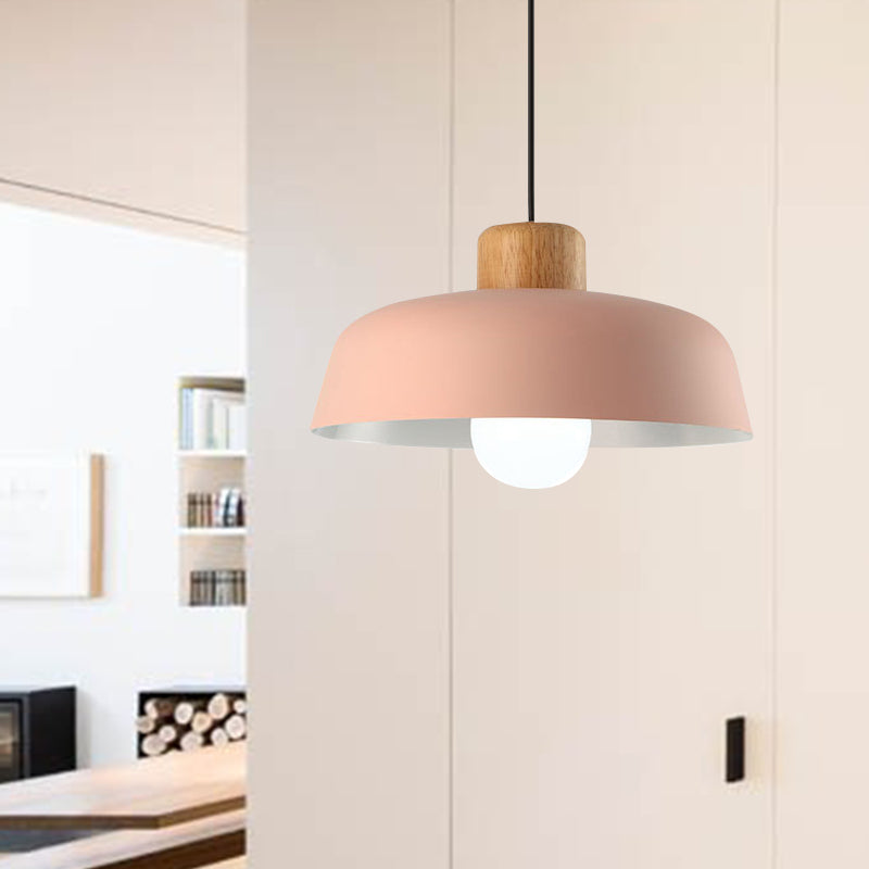 Ligna | Minimalist Scandinavian Matte Dome Pendant Light