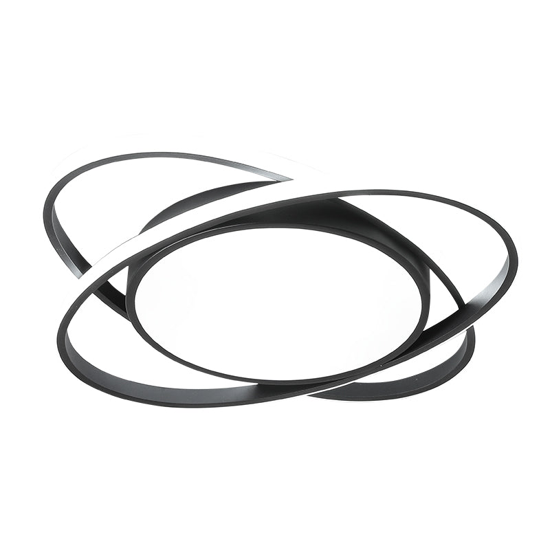 Auria | Sleek Layered Interlocking Ring Ceiling Light