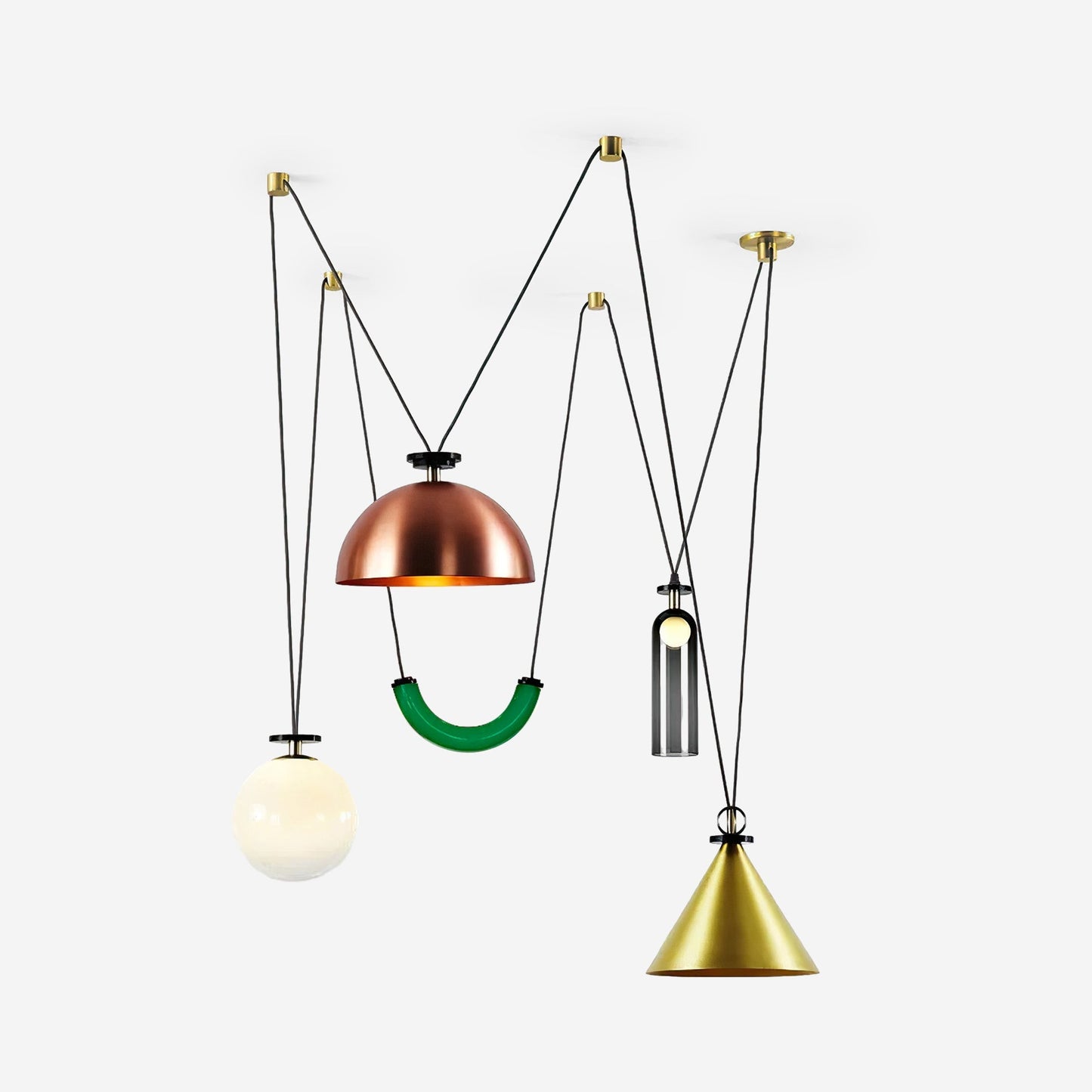 Vondisur | Minimalist Geometric Modular Pendant Light