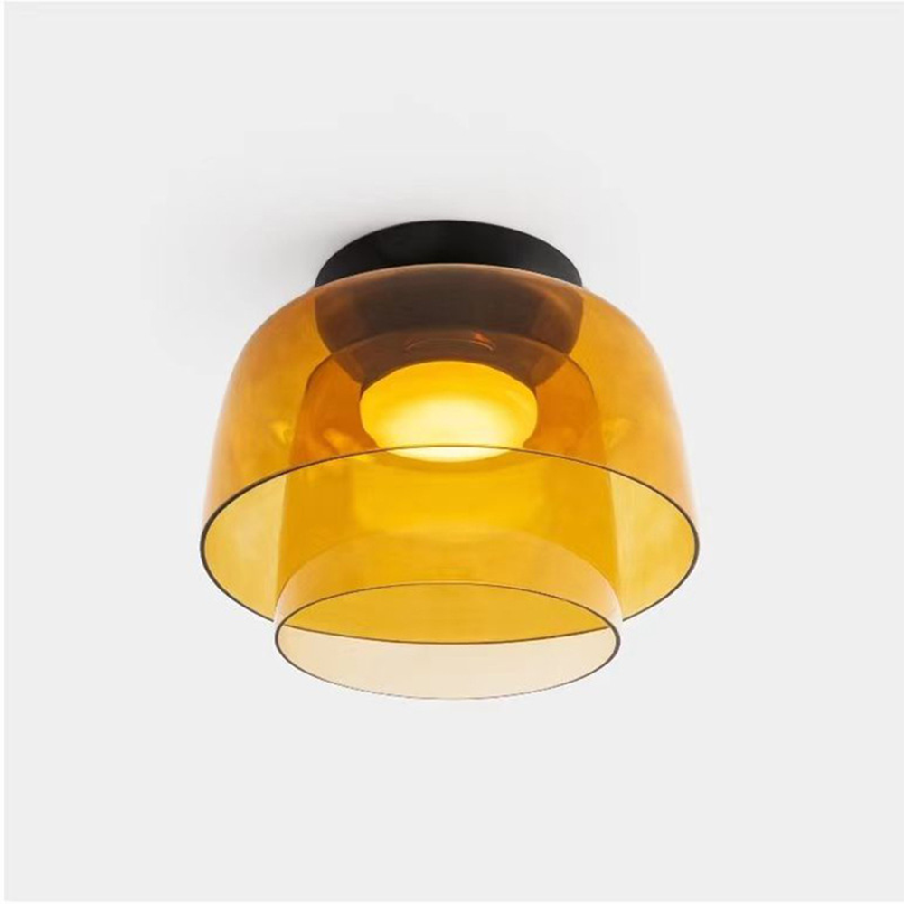 Nebula | Modern Layered Glowing Glass Dome Ceiling Light