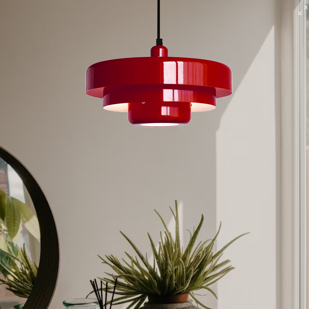 Retrova | Mid Century Modern Layered Iron Pendant Light