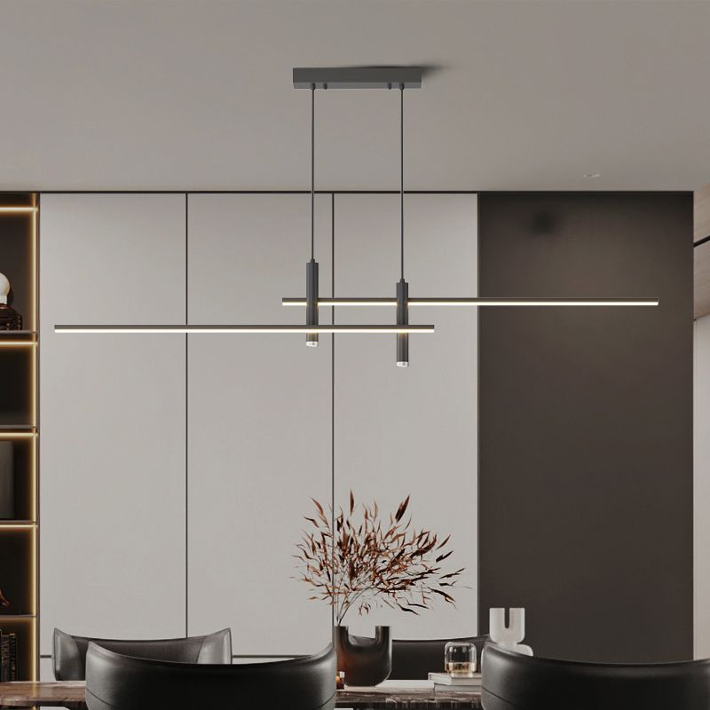 Solvorn | Linear Minimalist Cylindrical Spotlight Pendant Light