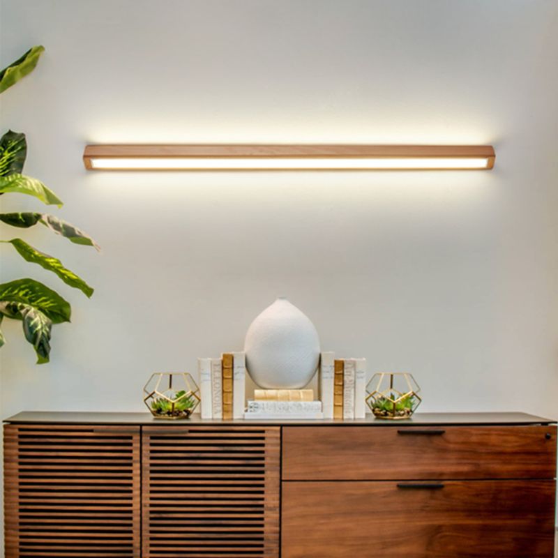 Elysian | Minimalist Timber Linear Vanity Wall Light