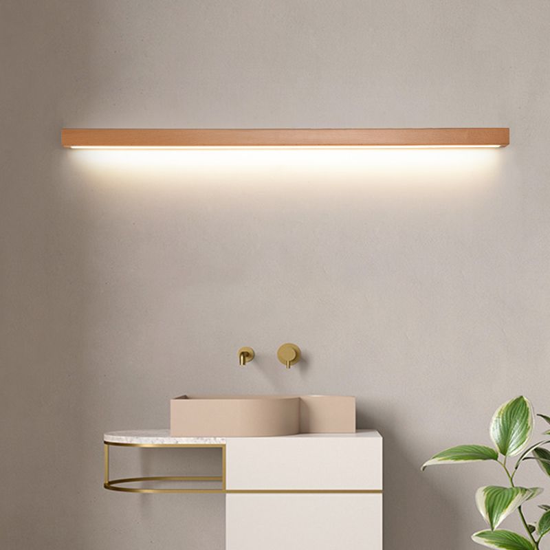 Elysian | Minimalist Timber Linear Vanity Wall Light