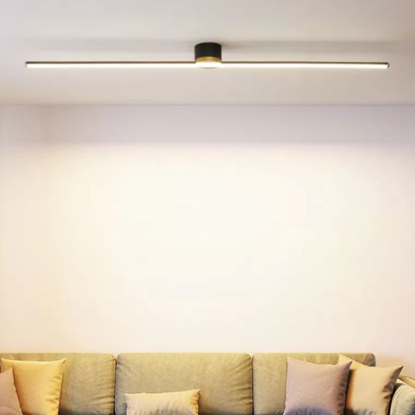 Aethel | Minimalist Sleek Linear Flush Mount Ceiling Light