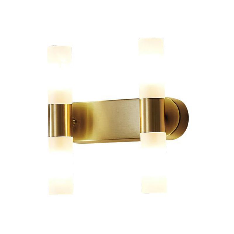 Aerisvold | Modern Cylindrical Acrylic and Metal Wall Light