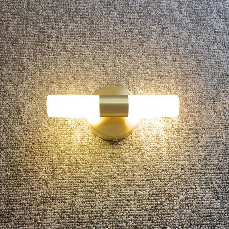 Aerisvold | Modern Cylindrical Acrylic and Metal Wall Light