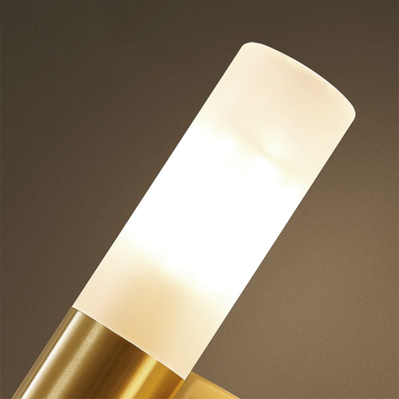 Aerisvold | Modern Cylindrical Acrylic and Metal Wall Light