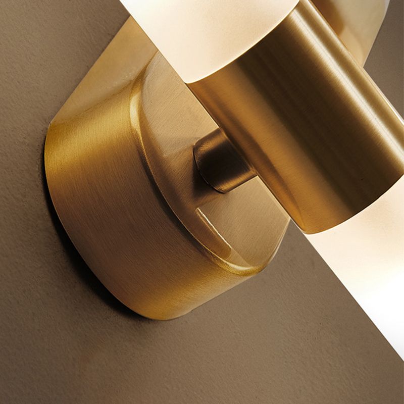 Aerisvold | Modern Cylindrical Acrylic and Metal Wall Light