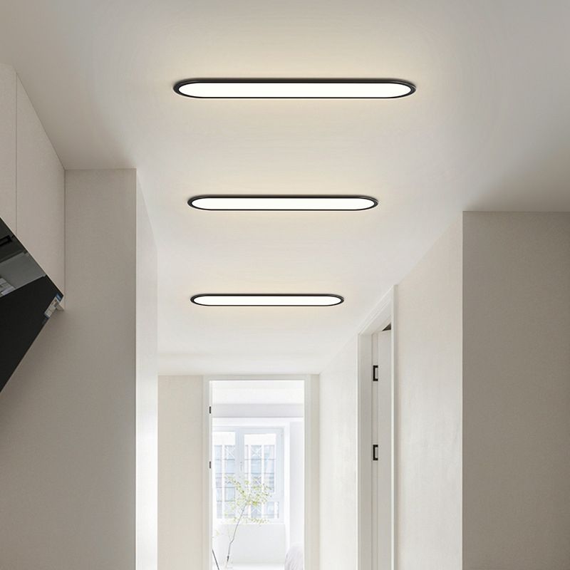 Ellia | Minimalist Slim Profile Oval Ceiling Light