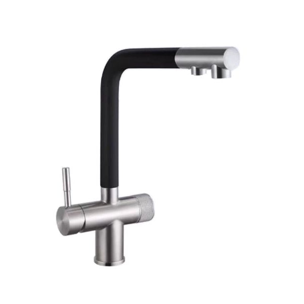 Nyvalla | Modern L-Shaped Retractable Spout Kitchen Sink Mixer Tap