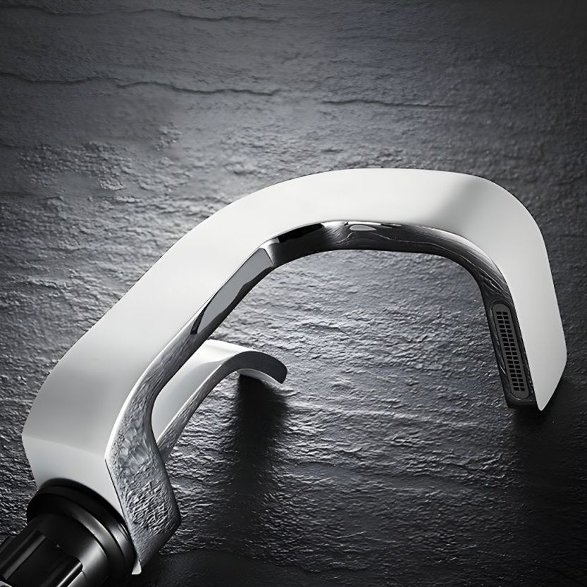 Lythrac | Modern Angular Profile Waterfall Bathroom Basin Tap