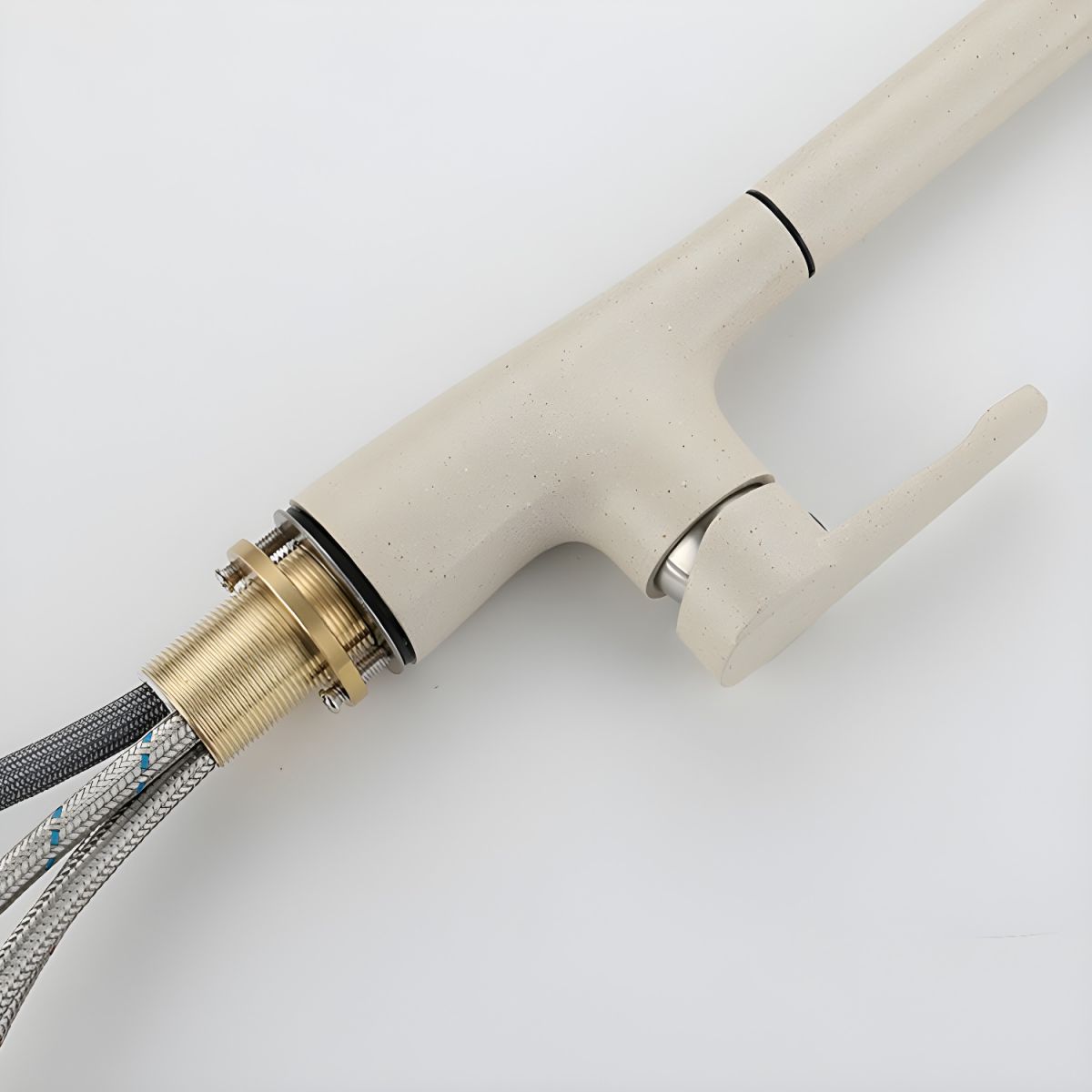Alvordic | High Arc and Gooseneck Pull Out Spout Kitchen Sink Mixer Tap