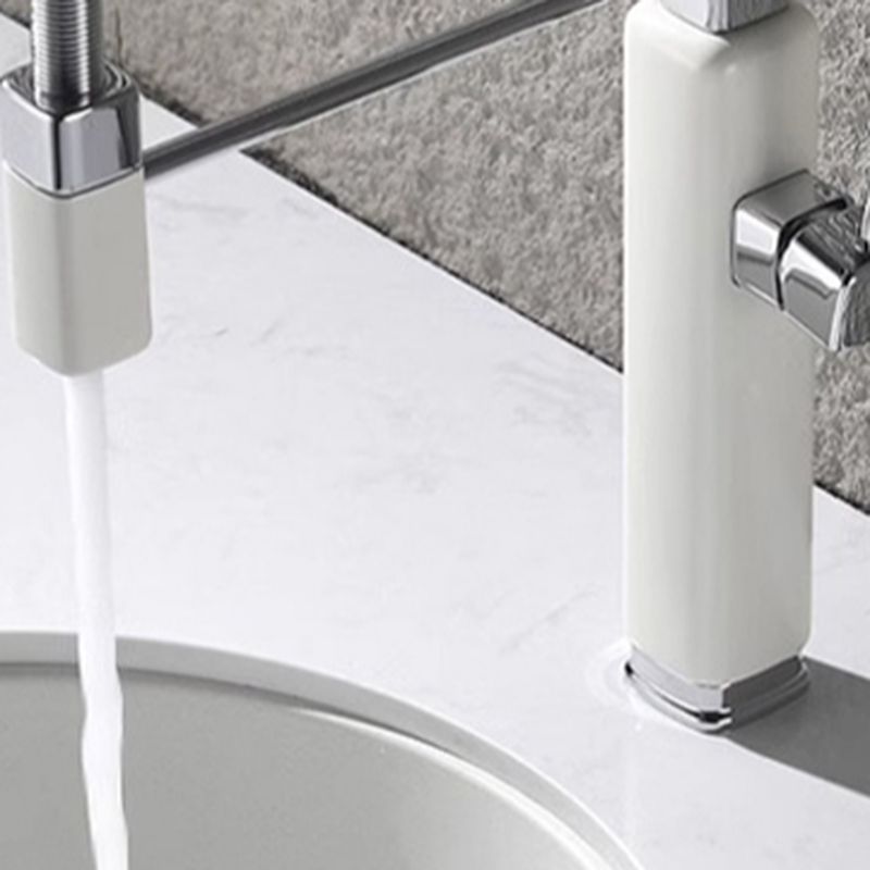 Alvonde | Industrial Arched Spring Spout Single Lever Kitchen Sink Mixer Tap