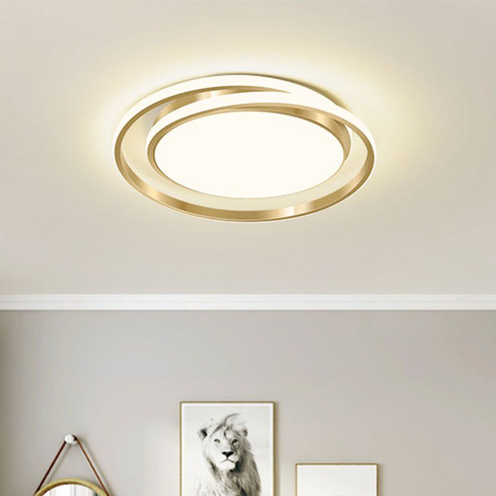 Halo | Contemporary Circular Flush Mount Ceiling Light