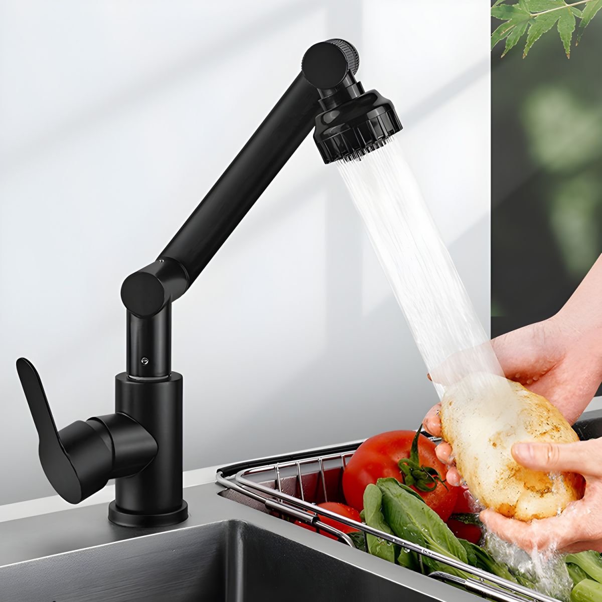 Kalsvig | Sleek Architectural Rotatable Lever Kitchen Pot Filler Tap