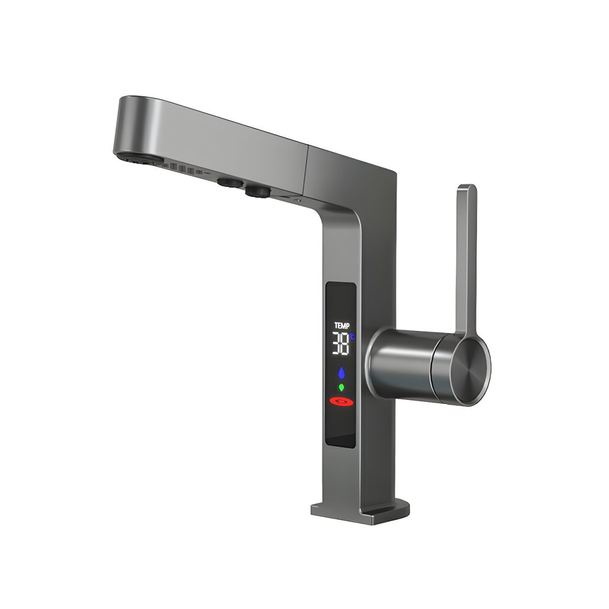Keldunir | Modern Touch Activated Retractable Spout Bathroom Sink Tap