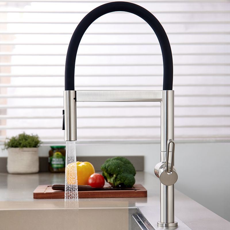 Halvorna | Professional Arched Profile Retractable Spout Kitchen Sink Mixer Tap