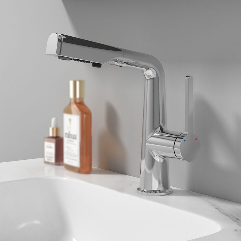 Hravonur | Modern L-Shaped Deck Mounted Bathroom Sink Tap