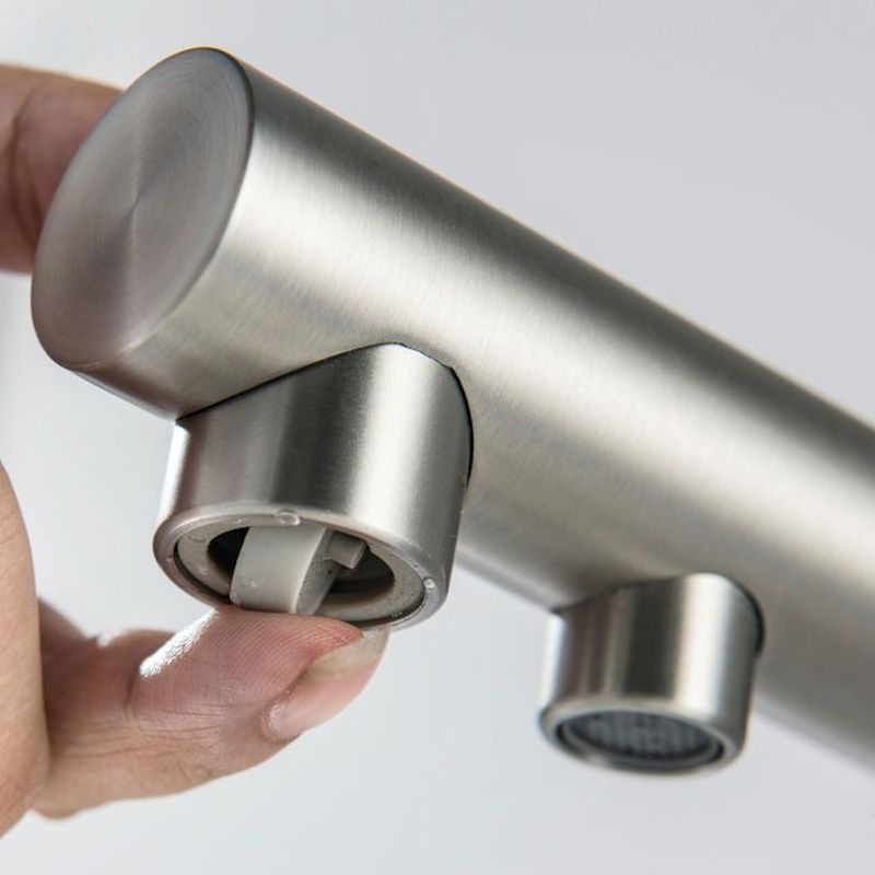 Nyvalla | Modern L-Shaped Retractable Spout Kitchen Sink Mixer Tap
