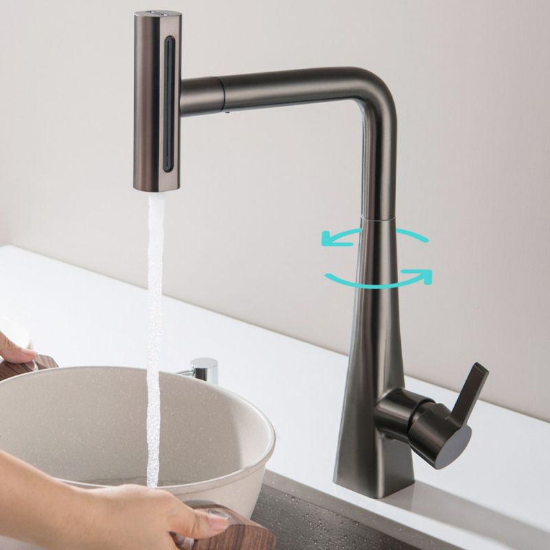 Luxvarka | Modern Pull Out Rotatable Sprayer Kitchen Sink Mixer Tap